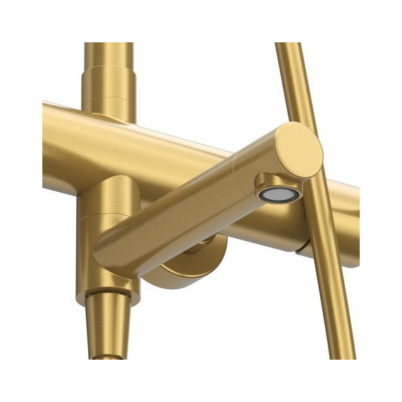 Душевая стойка Cezares RELAX-CVD-BORO, брашированное золото - фото 6