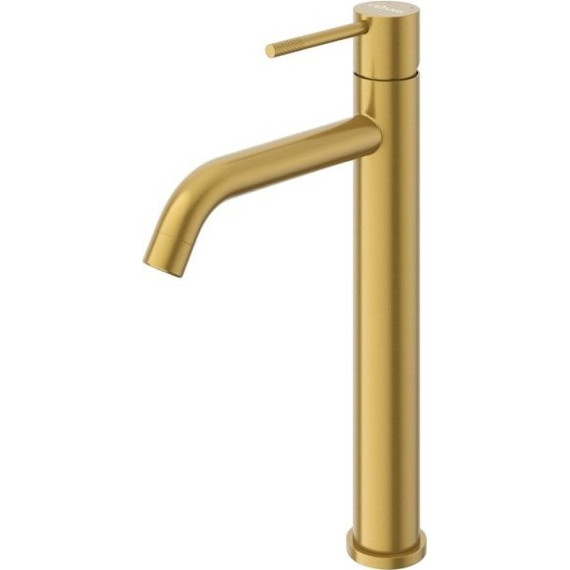 Смеситель для раковины высокий Cezares RELAX-LC1-BORO-W0, брашированное золото, Цвет производителя: брашированное золото - фото 