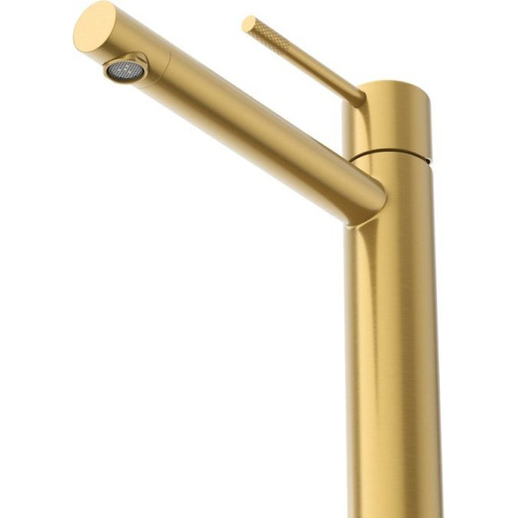 Смеситель для раковины высокий Cezares RELAX-LC2-BORO-W0, брашированное золото, Цвет производителя: брашированное золото - фото 3