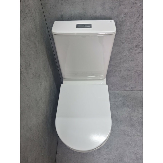 Унитаз-компакт CeramaLux TR2178-1 с крышкой микролифт (система смыва торнадо) - фото 4