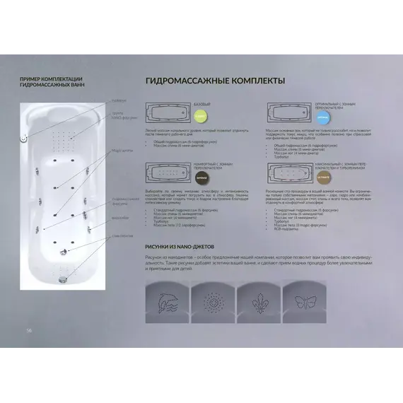 Ванна акриловая 1Marka Gracia 160x95 см R, Размер - мм: 1600х950 - фото 12