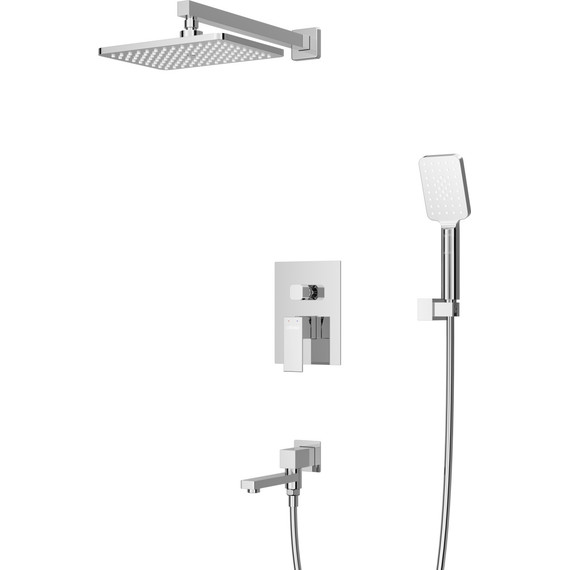 Душевая система для ванны Cezares SLIDER-VDSET-01, Цвет производителя: хром - фото 