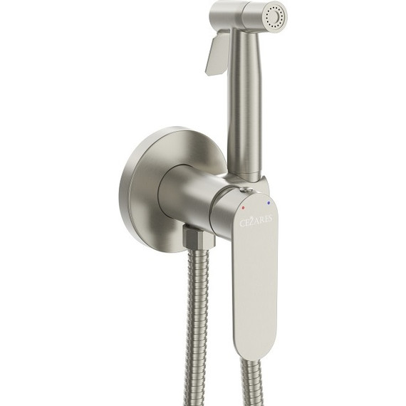 Набор для гигиенического душа Cezares STYLUS-DIF-IN (со скрытой частью) сатин, Цвет производителя: сатин - фото 2