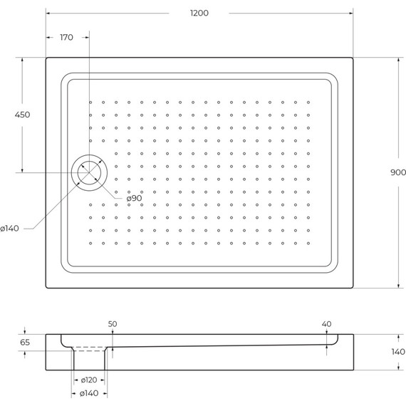 Поддон акриловый BelBagno 120х90 см TRAY-BB-AH-120/90-15-W - фото 6