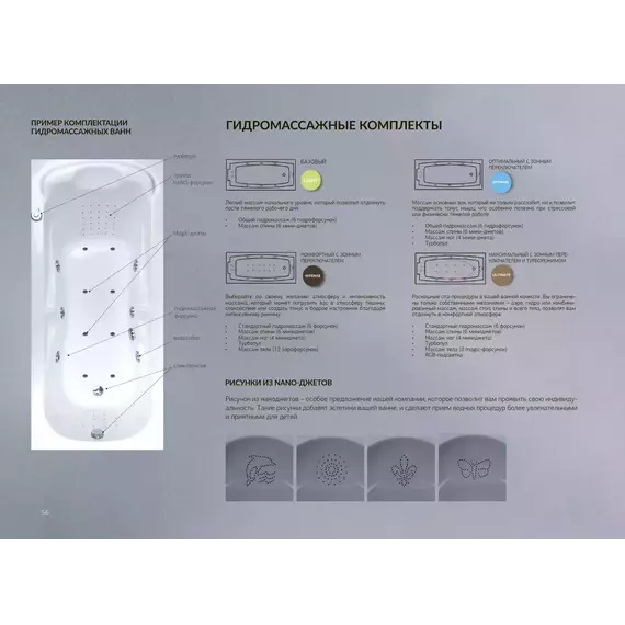 Ванна акриловая 1Marka Gracia 170x100 см R, Размер - мм: 1700х1000 - фото 12