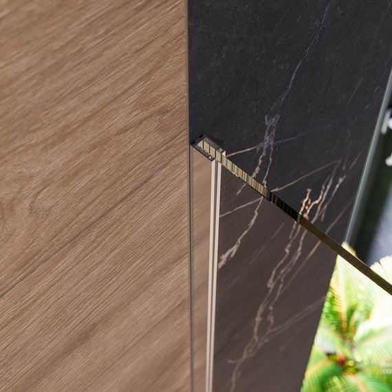 Душевая перегородка Mirsant Walk in 110 см с аксессуарами (стекло 8 мм) хром/прозрачное - фото 3