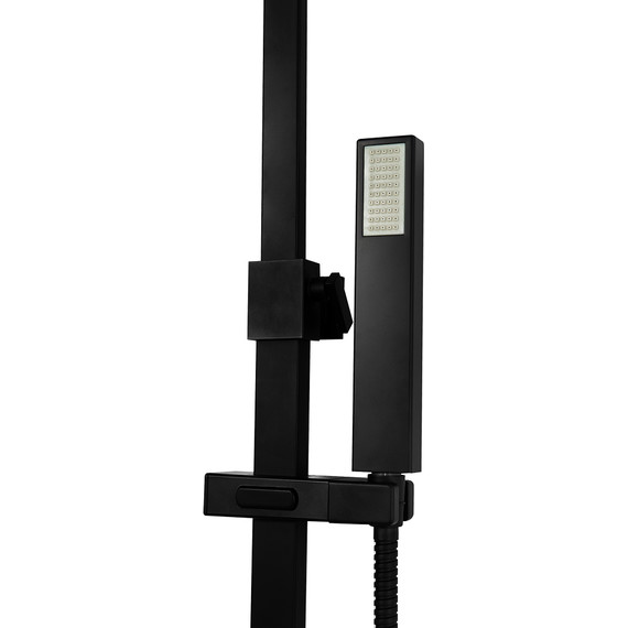 Душевая стойка BelBagno Luce LUC-VSCM-NERO, черный матовый, Цвет производителя: чёрный матовый - фото 5