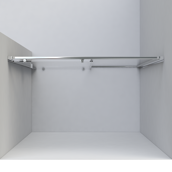 Душевая дверь Vincea Garda 145 см VDS-1G145CLG, брашированное золото/прозрачное - фото 4