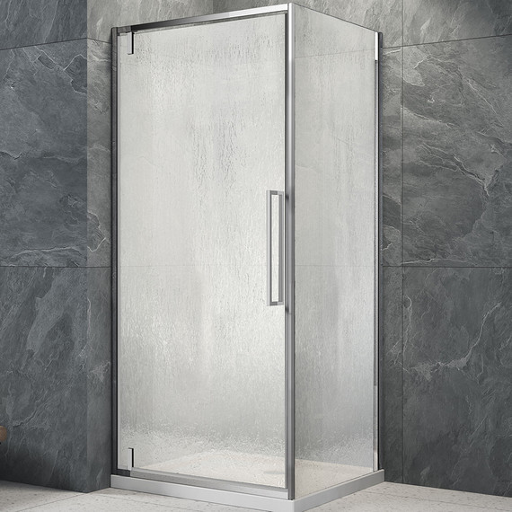 Душевое ограждение Veconi Rovigo 70x70 см RV033R-7070-06-C7, хром/матовое - фото 