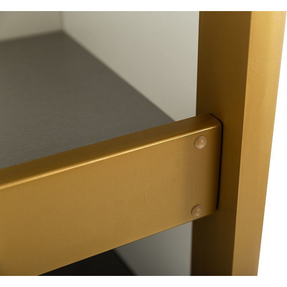 Пенал подвесной Cezares RELAX-1500-2A-SO-BORO-P 40 см, брашированное золото - фото 7