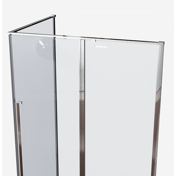Душевое ограждение Mirsant Next 120х90 см хром/прозрачное - фото 3