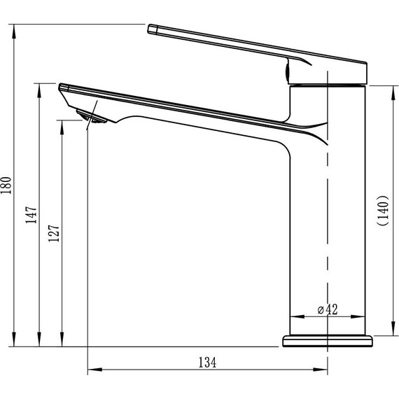 Смеситель для раковины Sole Hornavan S131C - фото 2