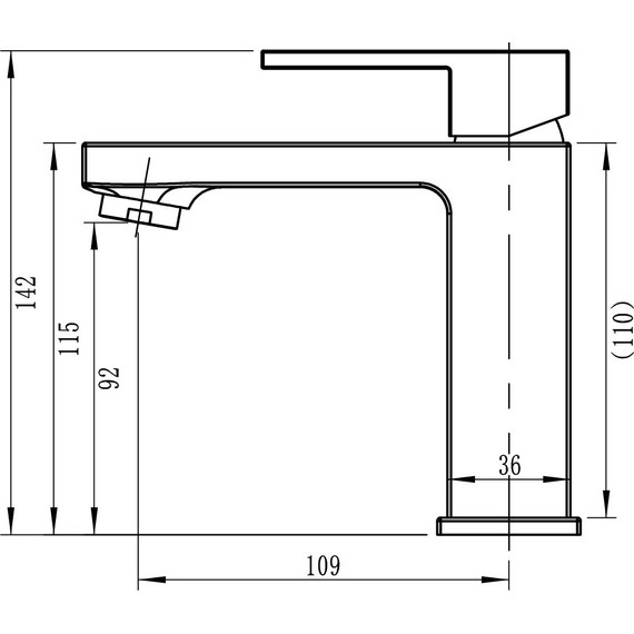 Смеситель для раковины Sole Bacalar S161C - фото 2