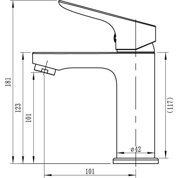 Смеситель для раковины Sole Towada S181C - фото 2