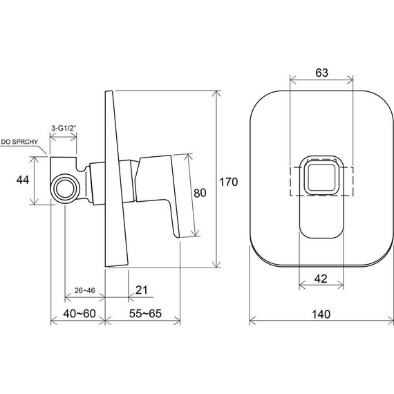 Смеситель для душа Ravak 10° TD 062.00 X070069 - фото 3