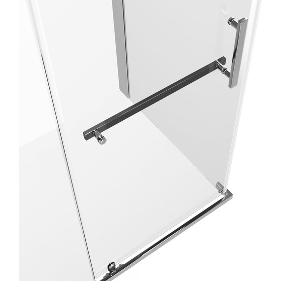 Душевое ограждение Mirsant Arena Square 120х90 см (стекло 8 мм), хром/прозрачное - фото 5