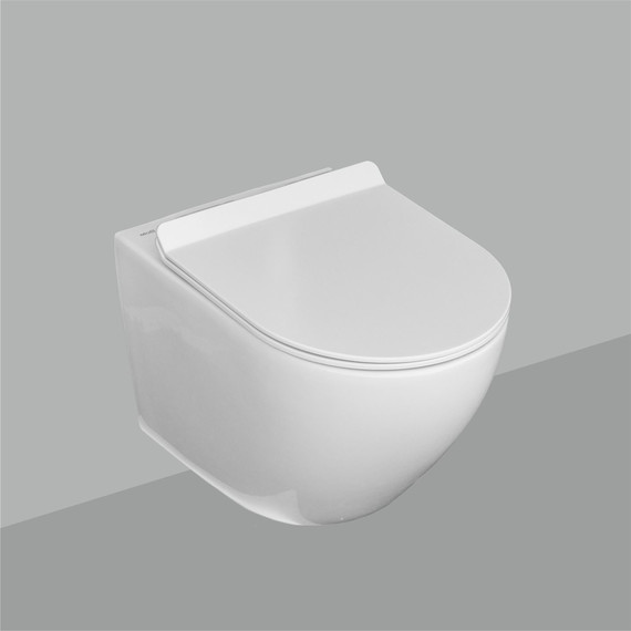 Унитаз подвесной безободковый Mirsant PANDORA Pro УТ000095129 с крышкой Soft-close - фото 7