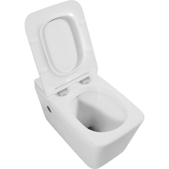 Унитаз подвесной импульсный Mirsant SENS impulse УТ000097619 с крышкой Soft-close - фото 4