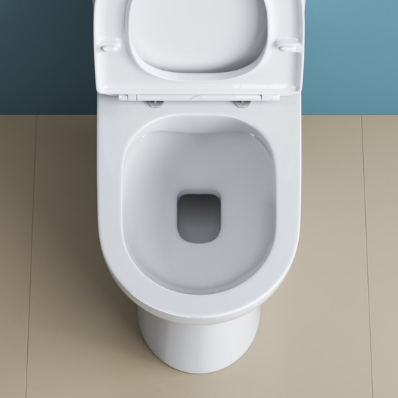 Унитаз-компакт безободковый BelBagno Lounge BB045CPR/SC+BB045/051T с крышкой микролифт - фото 8