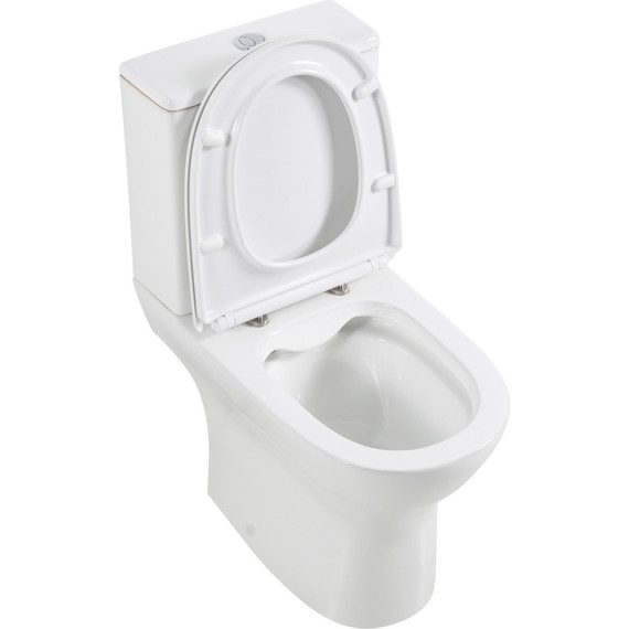 Унитаз-компакт безободковый BelBagno Lounge BB045CPR/SC+BB045/051T с крышкой микролифт - фото 7