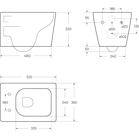 Унитаз подвесной безободковый BelBagno BB076CH-TOR/SC (система смыва торнадо) с крышкой микролифт - фото 17