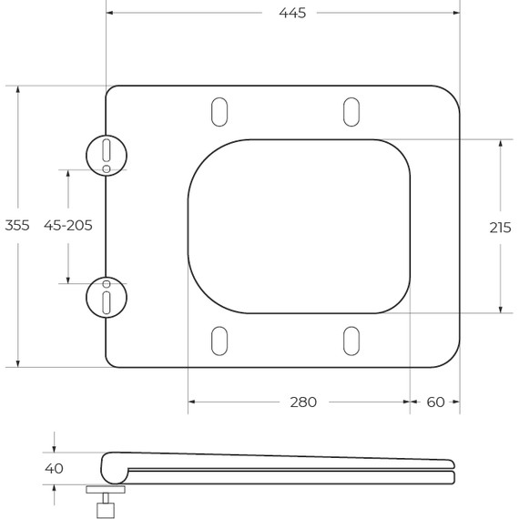 Унитаз подвесной безободковый BelBagno BB076CH-TOR/SC (система смыва торнадо) с крышкой микролифт - фото 18