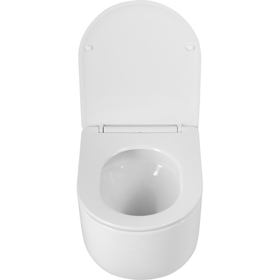 Унитаз подвесной безободковый BelBagno Soft-Tor BB084CH-TOR/SC (система смыва торнадо) с крышкой микролифт - фото 12