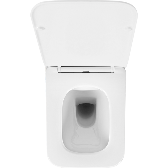 Унитаз подвесной безободковый Aquatek Либра AQ0530N-00 с тонкой крышкой микролифт - фото 3