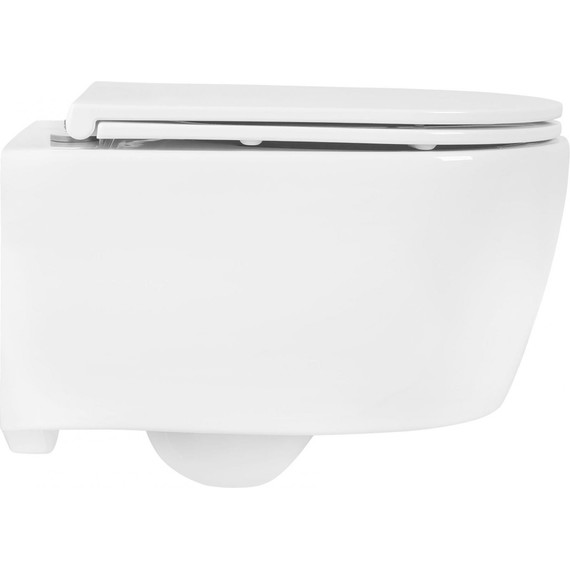Унитаз подвесной безободковый Aquatek Европа AQ1106L-00 с крышкой микролифт - фото 4
