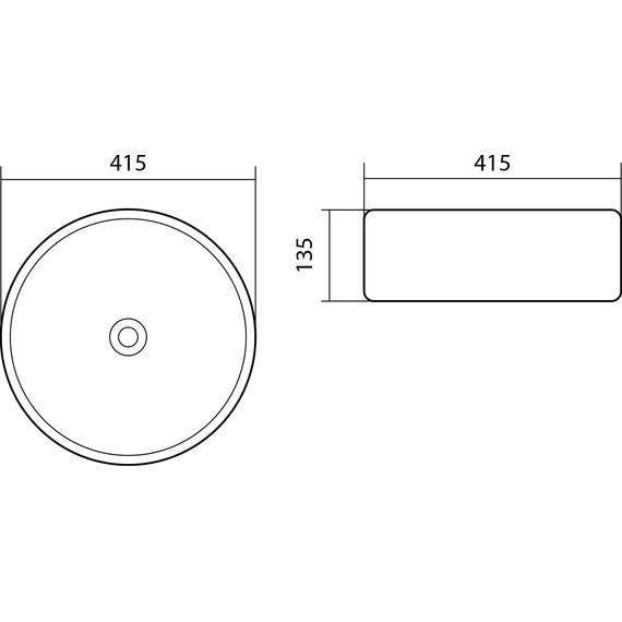 Раковина-чаша Aquatek Европа 40 см AQ5558-00 - фото 5