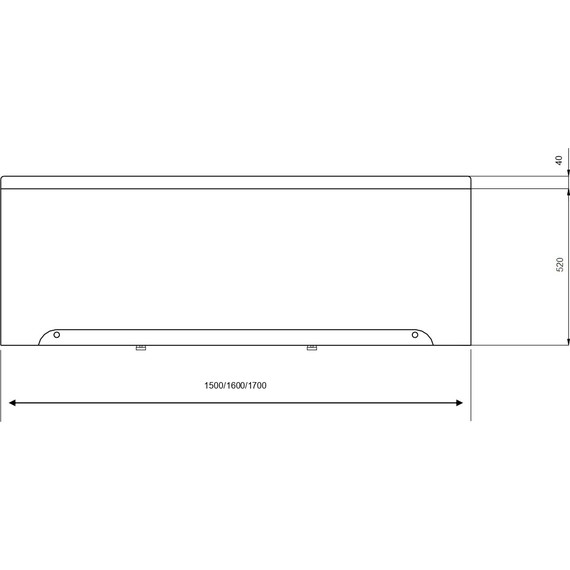 Панель фронтальная Aquatek Лугано/Либерти 160 см EKR-F0000089 - фото 5