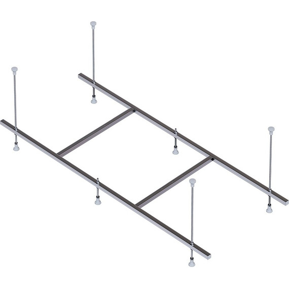 Каркас для ванны Aquatek Лугано/Либерти 160x70 см KAR-0000063 - фото 5