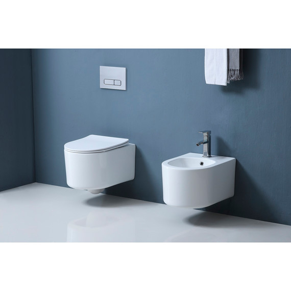 Инсталляция Aquatek Set Мия INS-0000012 с подвесным безободковым унитазом Aquatek AQ2004-00 - фото 6