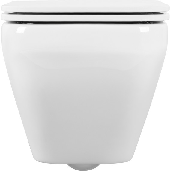 Унитаз подвесной безободковый Aquatek Лира AQ1155-00 с тонкой крышкой микролифт - фото 6