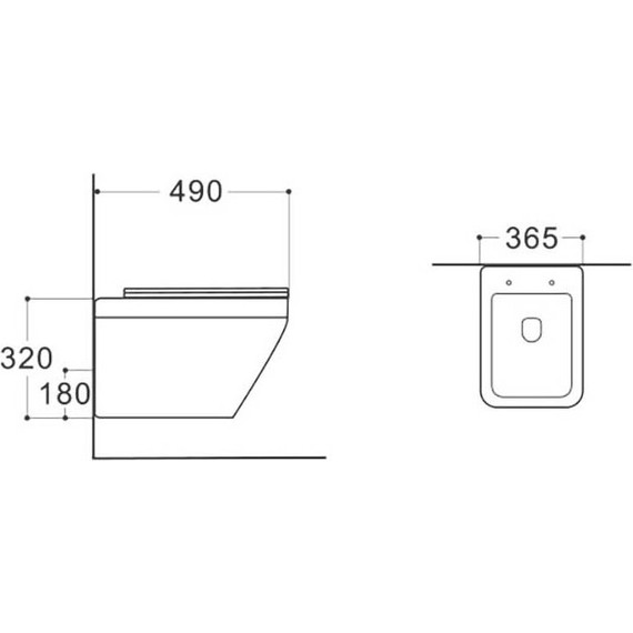 Унитаз подвесной безободковый Aquatek Лира AQ1155-00 с тонкой крышкой микролифт - фото 7
