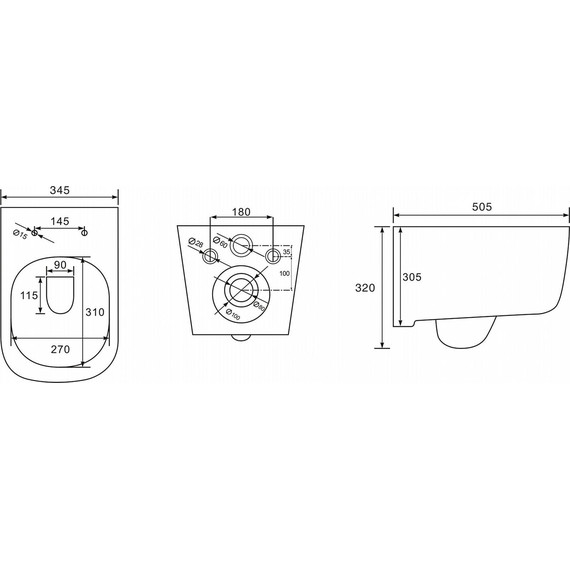 Унитаз подвесной безободковый Aquatek Дива AQ2012-00 с крышкой микролифт - фото 9