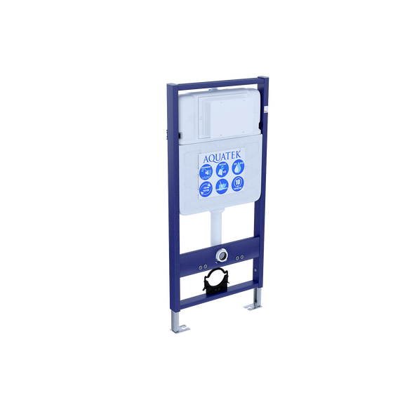 Инсталляция Aquatek Set Дива INS-0000012 с подвесным унитазом Aquatek AQ2012-00 (кнопка KDI-0000023 хром) - фото 3