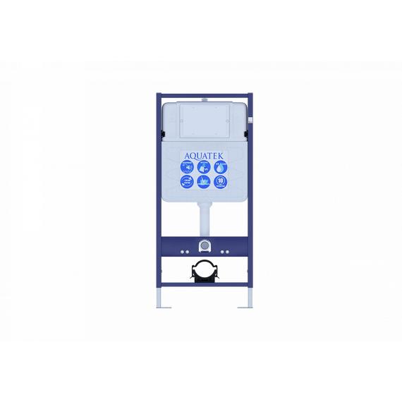 Инсталляция Aquatek Set Ника INS-0000012 с подвесным безободковым унитазом Aquatek AQ2009-00 - фото 2
