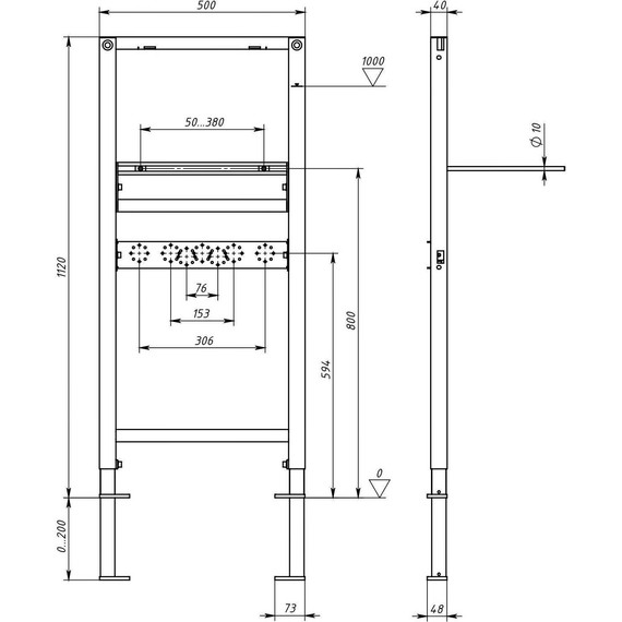 Инсталляция для раковины Aquatek INSR-0000001 - фото 3