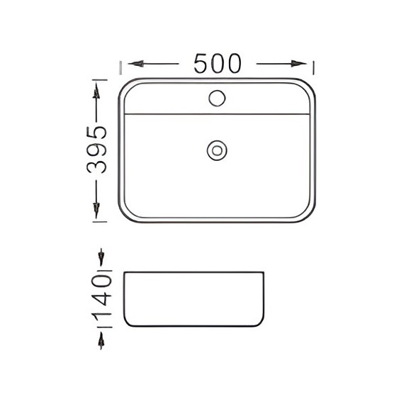 Раковина-чаша Aquatek Вега 50 см AQ5506-MG, серый матовый - фото 5