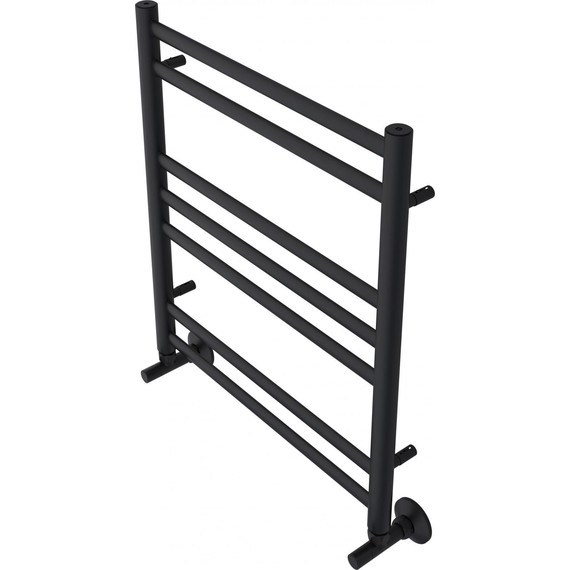 Полотенцесушитель водяной Aquatek Оберон П7 500х600 мм AQ RO0760BL, чёрный муар - фото 2