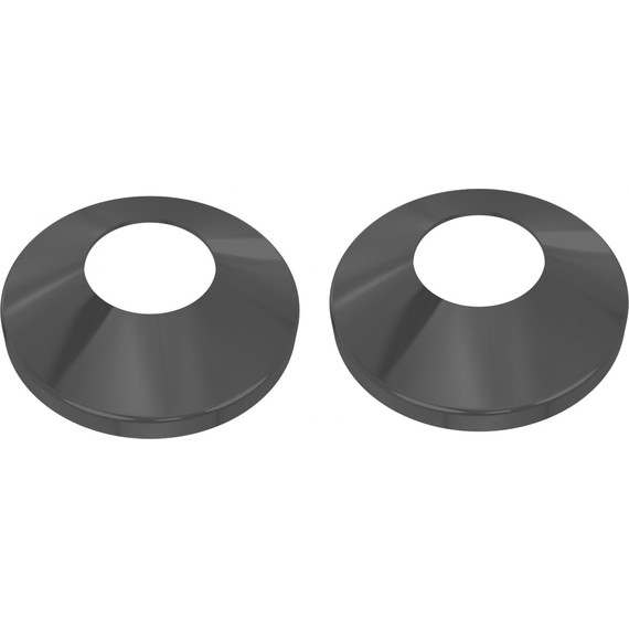 Вентиль запорный угловой Aquatek круглый AQ 1020BL, чёрный муар - фото 3