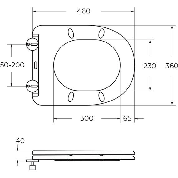 Унитаз приставной безободковый BelBagno Flay-R BB1003CBR/SC с крышкой микролифт - фото 11