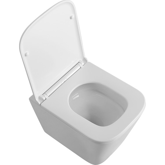 Унитаз подвесной безободковый BelBagno Ardente-Tor BB520CH-TOR/SC (система смыва торнадо) с крышкой микролифт - фото 9