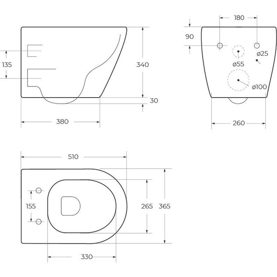 Инсталляция BelBagno с подвесным безободковым унитазом Cezares Stylus-Tor CZR-6601-TH-TOR/CZR2316SC/BB026/BB081CR (кнопка смыва, хром) - фото 7