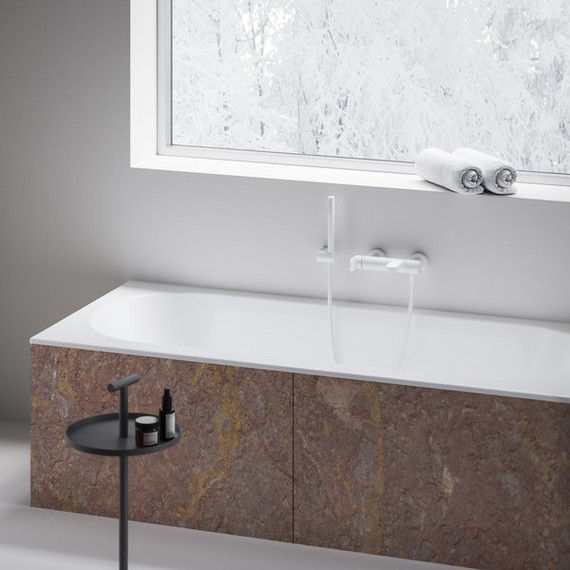 Смеситель для ванны Ravak Eleganta EL 022.10WV X070256, белый матовый - фото 2