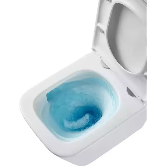 Унитаз подвесной безободковый Veconi Leggero Tornado VCN3-51T (Система смыва торнадо) с крышкой микролифт - фото 7