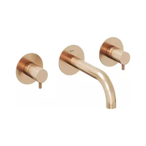 Смеситель для ванны Ravak Espirit ES 021.60RGB.O1 X070351 (со скрытой частью), розовое золото - фото 