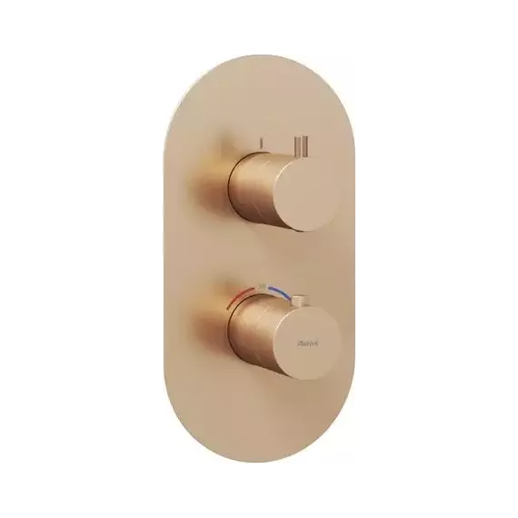 Смеситель для ванны Ravak 3 потребителя Espirit ES 067.60RGB.O3 X070363, розовое золото - фото 