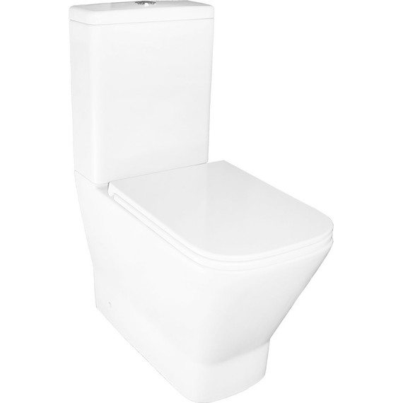 Унитаз-компакт безободковый Azario Joy AZ-2168-UQ3 с крышкой микролифт (система смыва Торнадо) - фото 3